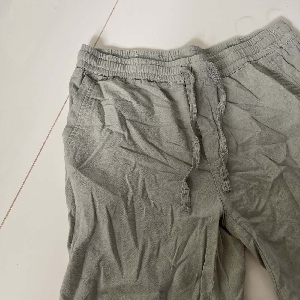 Comfortable Gray Drawstring Elastic Waist Casual … - image 3